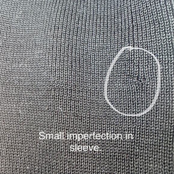 VTG Y2K Clio Cardigan Top L Silk Blend Black Feather Neckline Whimsigoth Witchy - Picture 9 of 9